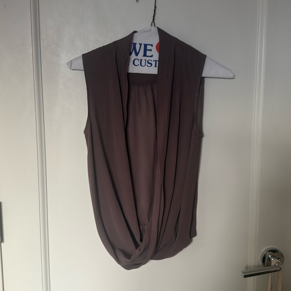 Babaton silk tank blouse